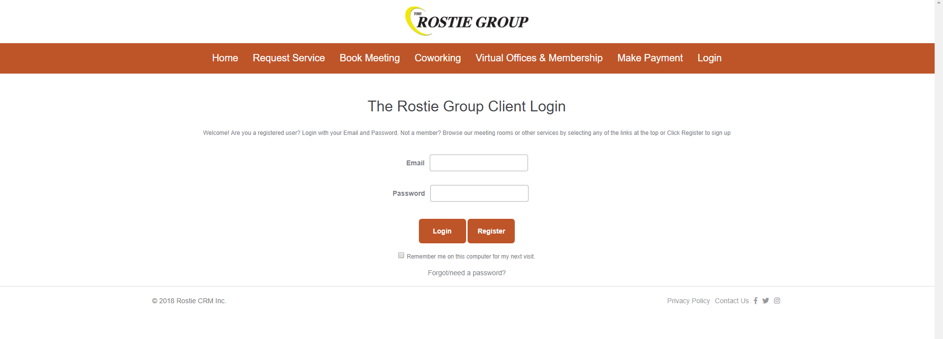 Rostie Group Online Booking Portal